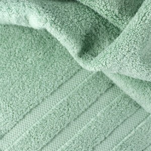 Махровое полотенце для лица и рук Oslo MicroCotton 50x90 см, ментоловое. Photo 2